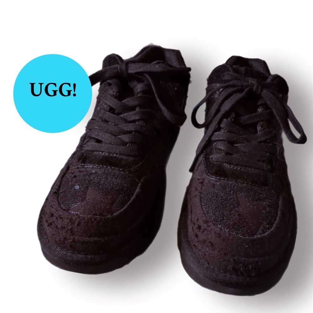 UGG Black Distressed Sneakers 8